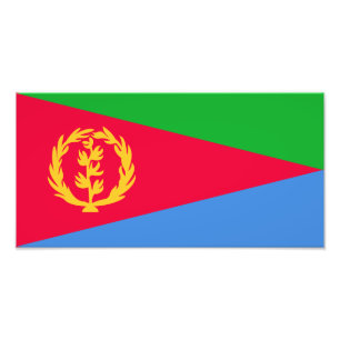 Flagge Eritreas Fotodruck