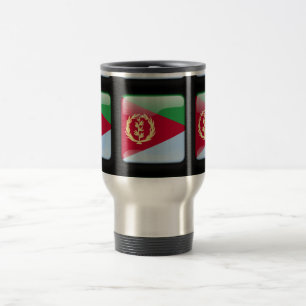 Flagge Eritreas Reisebecher