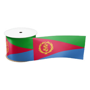 Flagge Eritreas Satinband