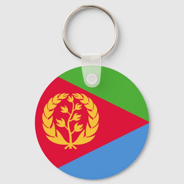 Flagge Eritreas Schlüsselanhänger (Vorderseite)