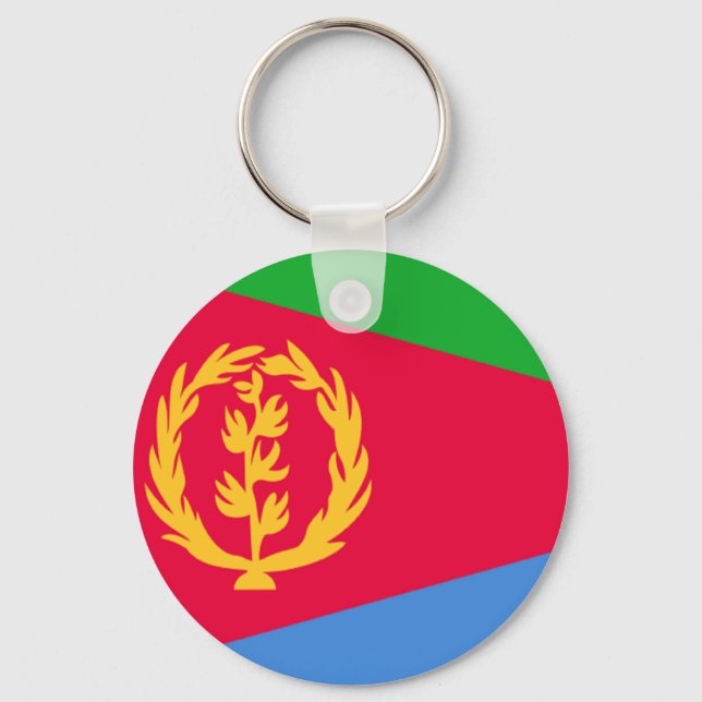 Flagge Eritreas Schlüsselanhänger (Vorderseite)