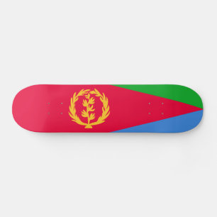 Flagge Eritreas Skateboard