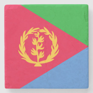 Flagge Eritreas Steinuntersetzer