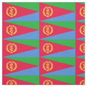 Flagge Eritreas Stoff