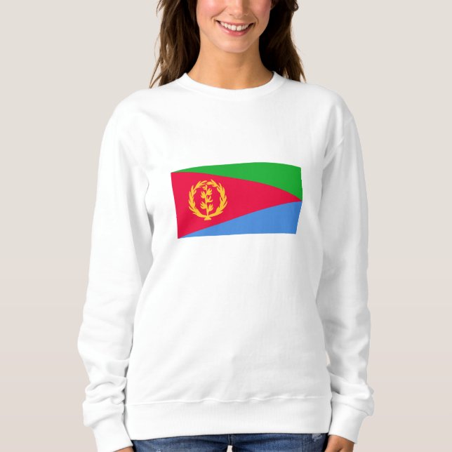 Flagge Eritreas Sweatshirt (Vorderseite)