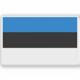 Flagge Estlands Aufkleber