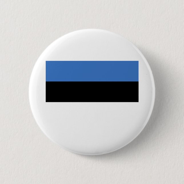 Flagge Estlands Button (Vorderseite)