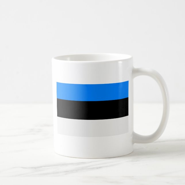 Flagge Estlands Kaffeetasse (Rechts)