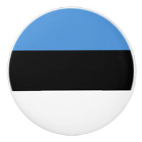 Flagge Estlands Keramik Knob