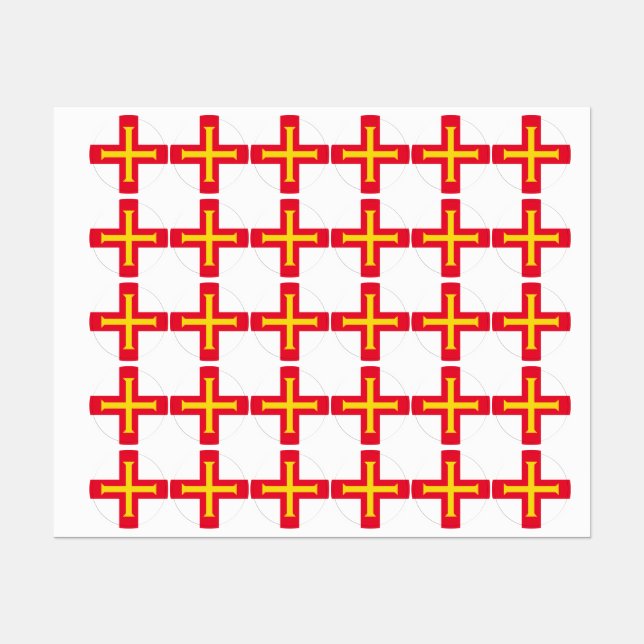 Flagge Etiketten (Blatt)