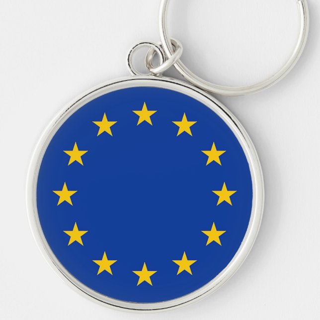 Flagge Europas, Europäische Flagge Schlüsselanhänger (Vorne)