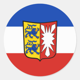Flagge - Fahne - Flagge - Deutschland Runder Aufkleber