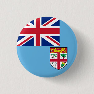 Flagge Fidschis Button