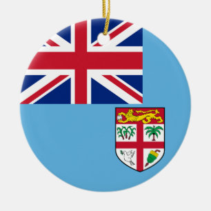 Flagge Fidschis Keramik Ornament