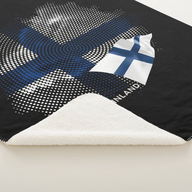 Flagge Finnlands Sherpadecke (3/4)