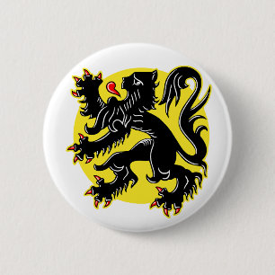 Flagge Flanderns Button