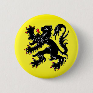 Flagge Flanderns Button
