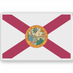 Flagge Floridas Aufkleber