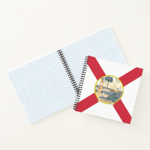 Flagge Floridas: Der Sunshine-Staat der Floridiane Notizbuch