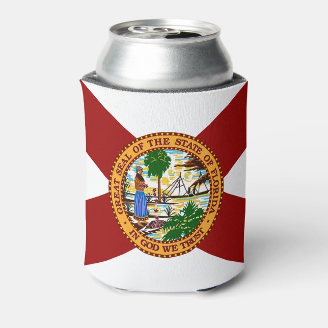 Flagge Floridas Dosenkühler (Kanne Rückseite)