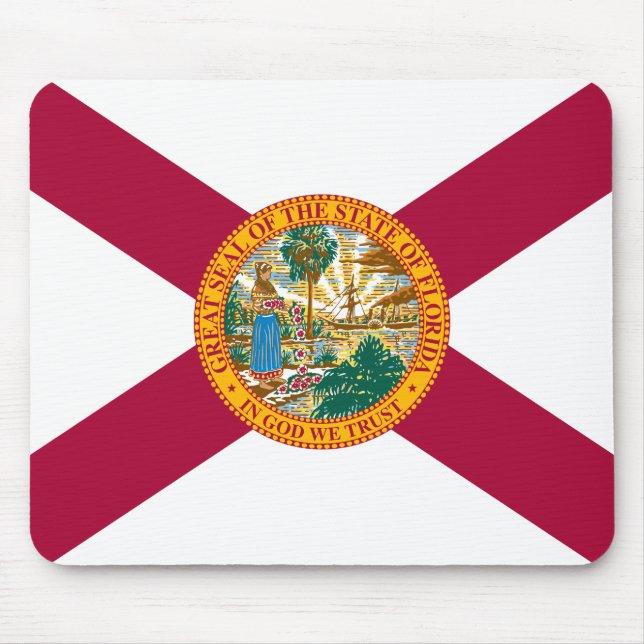 Flagge Floridas Mousepad (Vorne)