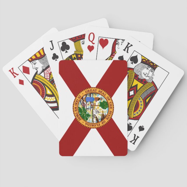 Flagge Floridas Spielkarten (Rückseite)