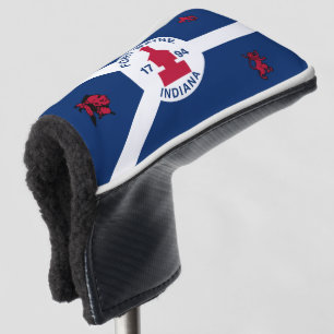 Flagge Fort Wayne, Indiana Golf Kopfbedeckung Headcover