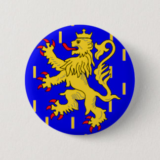 Flagge Franche-Comté (Frankreich) Button