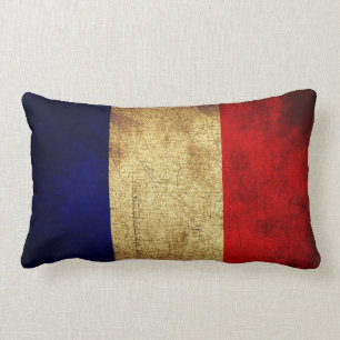 Flagge Frankreich des Vintagen Lendenkissen