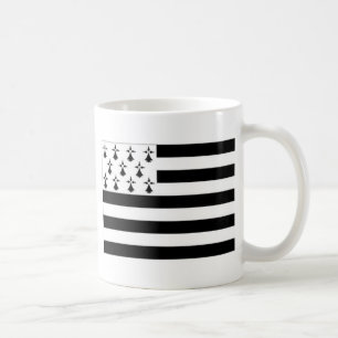 Flagge Frankreichs Bretagne Kaffeetasse