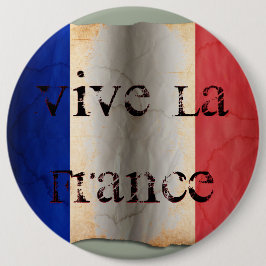 Flagge Frankreichs Button