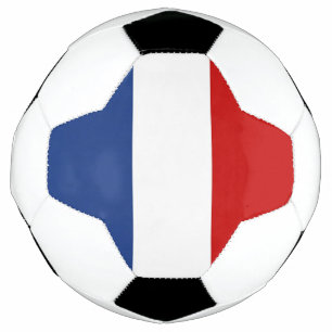Flagge Frankreichs Fußball