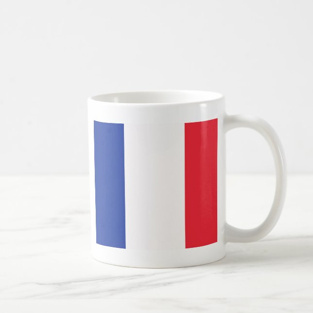 Flagge Frankreichs Kaffeetasse (Rechts)