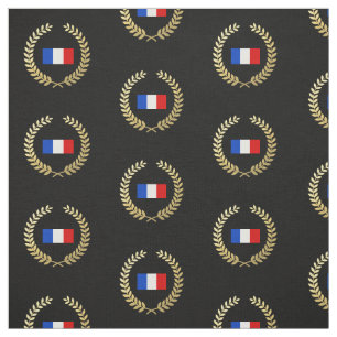 Flagge Frankreichs Stoff