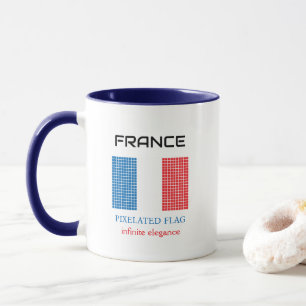 Flagge Frankreichs Tasse