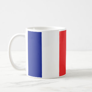 Flagge Frankreichs Tricolore Kaffeetasse