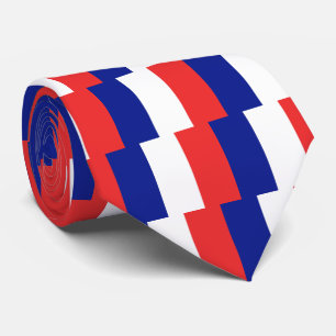 Flagge Frankreichs Tricolore Krawatte