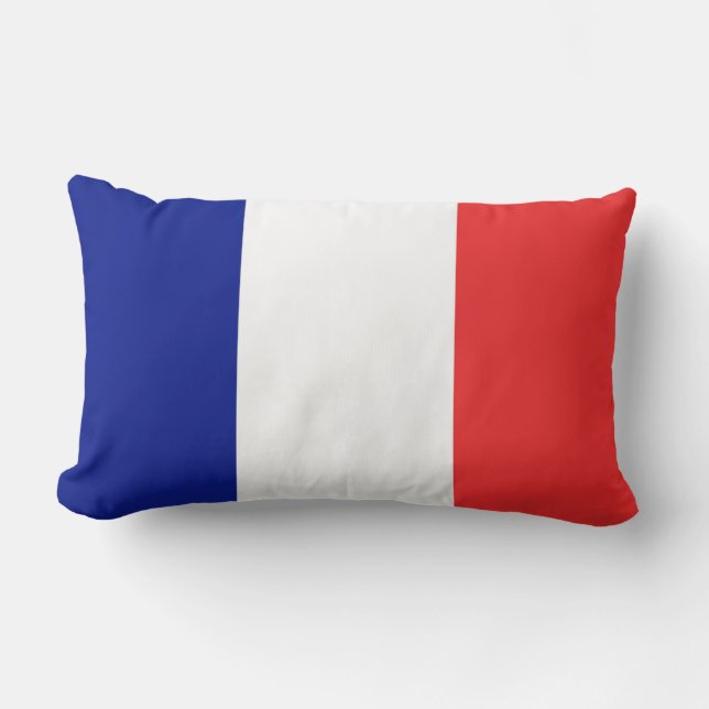 Flagge Frankreichs Tricolore Lendenkissen (Vorderseite)