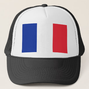 Flagge Frankreichs Truckerkappe