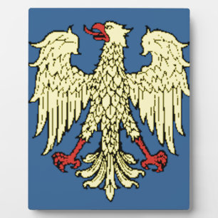 Flagge Friaul-Julisch Venetien (Italien) Fotoplatte