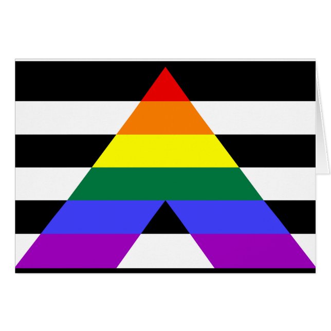 Flagge für gerade Allegie (Vorderseite (Horizontal))