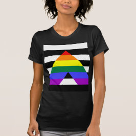 Flagge für gerade Allegie T-Shirt
