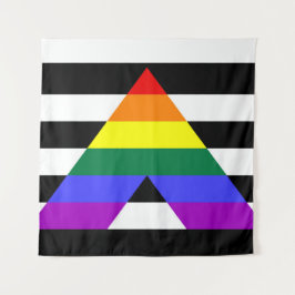 Flagge für gerade Allegie Wandteppich