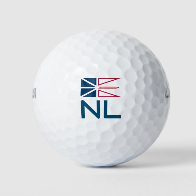 Flagge für Neufundland und Labrador Golfball (Vorderseite)