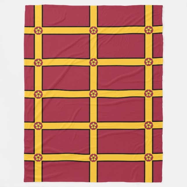 Flagge für Northamptonshire Fleecedecke (Vorderseite)