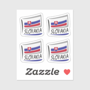 Flagge für Slowakei - Prix Aufkleber