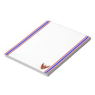 Flagge für Thai Stripes Notizblock