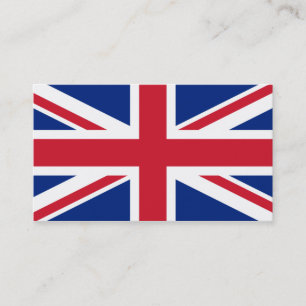Flagge für Visitenkarten des Vereinigten Königre Visitenkarte