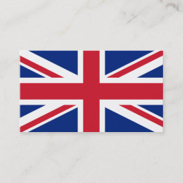 Flagge für Visitenkarten des Vereinigten Königreic Visitenkarte