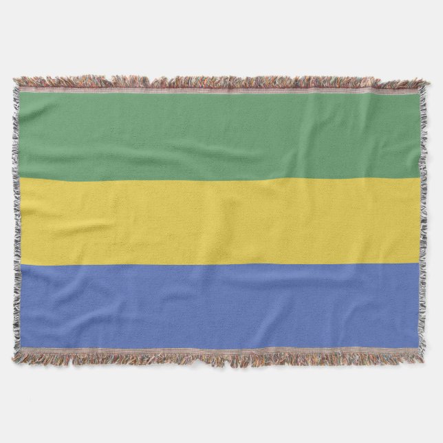 Flagge Gabuns Decke (Vorderseite)